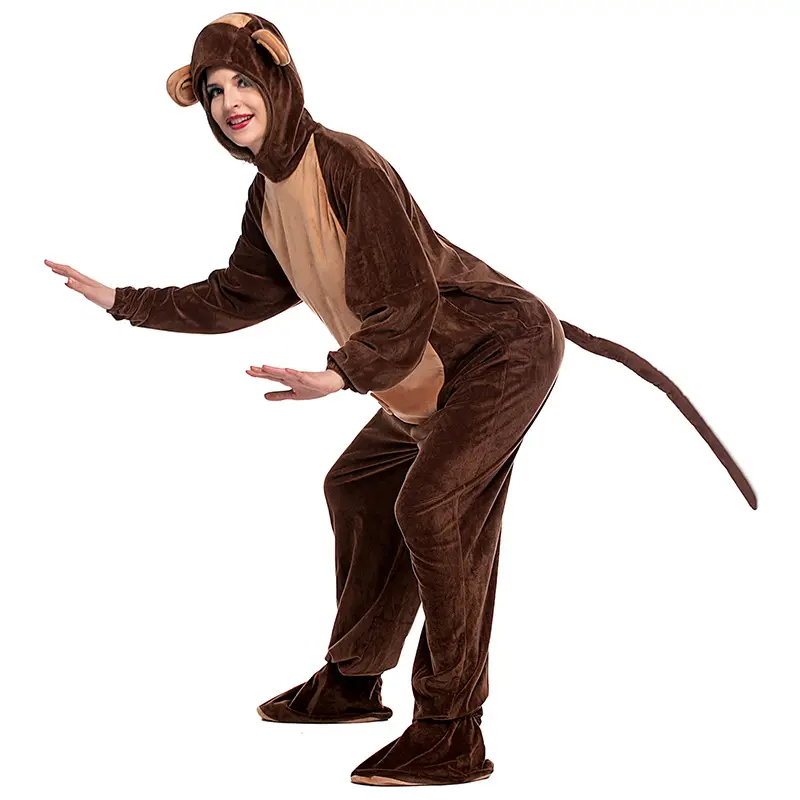 Halloween Day Cosplay Costumes Movie Costume Adult Animal Cute Monkey Show Dress Up Costume Cosplay Costumes Performance Show
