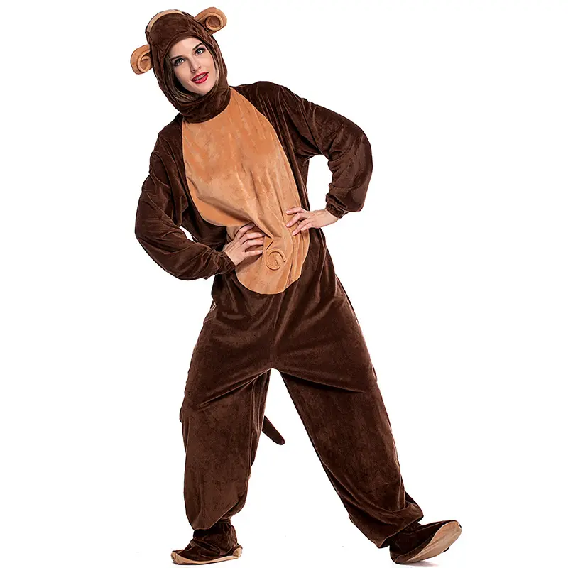 Halloween Day Cosplay Costumes Movie Costume Adult Animal Cute Monkey Show Dress Up Costume Cosplay Costumes Performance Show