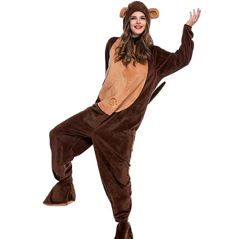 Halloween Day Cosplay Costumes Movie Costume Adult Animal Cute Monkey Show Dress Up Costume Cosplay Costumes Performance Show