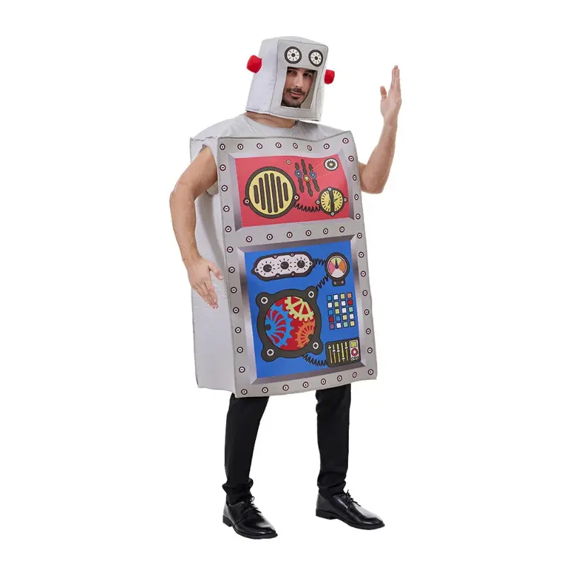 2024 New Halloween New Adult Robot Sponge Costume Alien Funny Party Costumes Fun Costumes Cosplay Costumes Special Use