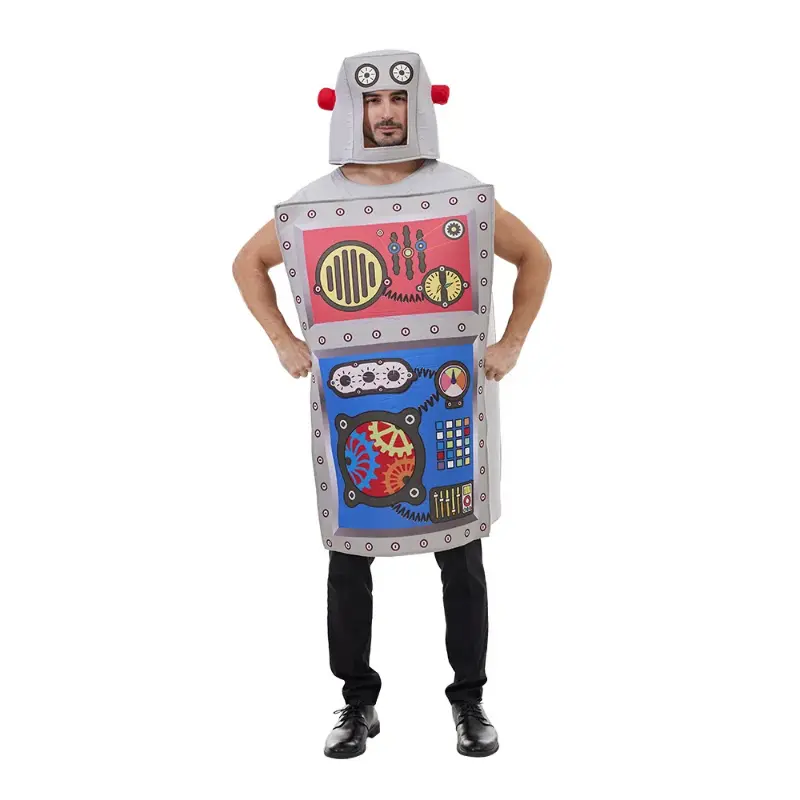 2024 New Halloween New Adult Robot Sponge Costume Alien Funny Party Costumes Fun Costumes Cosplay Costumes Special Use