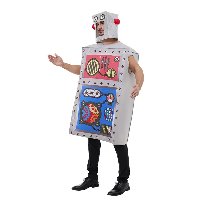 2024 New Halloween New Adult Robot Sponge Costume Alien Funny Party Costumes Fun Costumes Cosplay Costumes Special Use