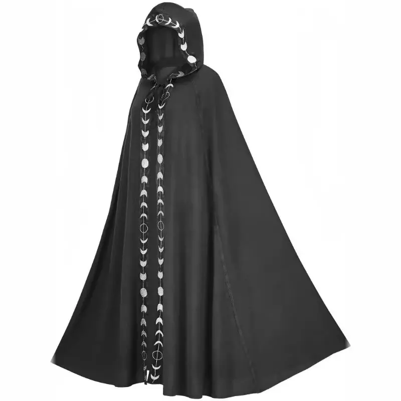 Lace Hooded Cloak Cloak Shawl Medieval Renaissance Halloween COS Performance Costume Cosplay Costumes Party Cape