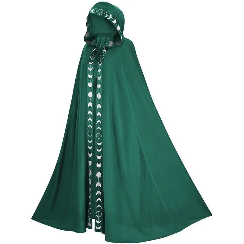 Lace Hooded Cloak Cloak Shawl Medieval Renaissance Halloween COS Performance Costume Cosplay Costumes Party Cape