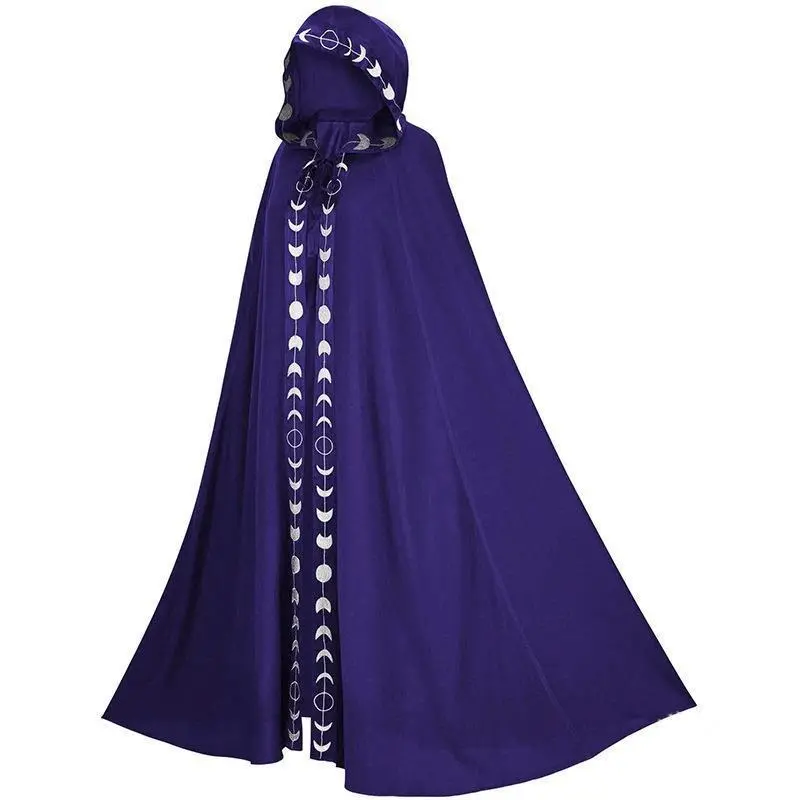 Lace Hooded Cloak Cloak Shawl Medieval Renaissance Halloween COS Performance Costume Cosplay Costumes Party Cape