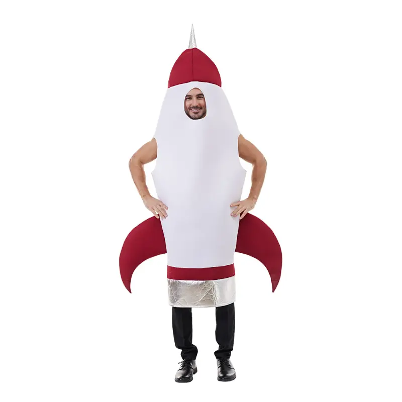 Rocket Jumpsuit Adult Space Suit Cosplay Costume Halloween Party Performance Costume Party Bar Fun Cosplay Costume Special Use