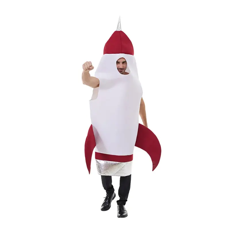 Rocket Jumpsuit Adult Space Suit Cosplay Costume Halloween Party Performance Costume Party Bar Fun Cosplay Costume Special Use