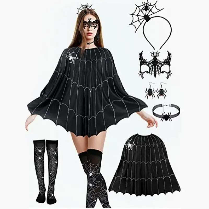 Halloween Witch Accessories Set Enchanting Party Costume Props Perfect For Witch Cosplay Makeup Halloween Witch Hair Accessory