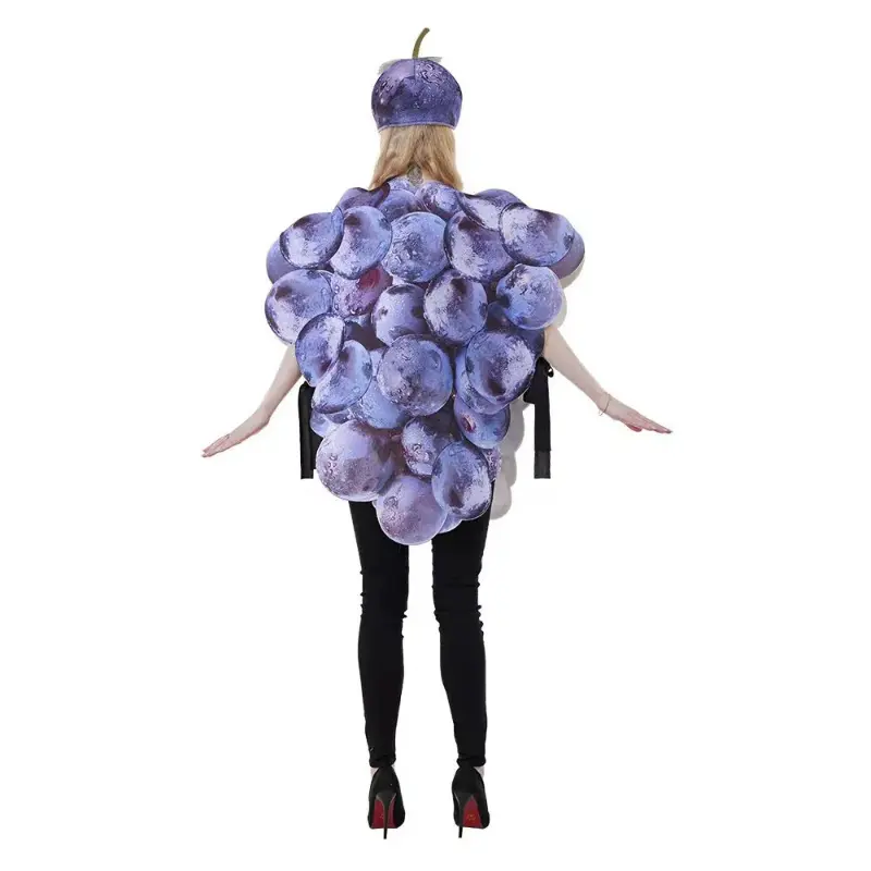 Halloween Adult Funny Cosplay Fruit Vegetable Costume Banana Carnival Dress Up Outfit Couple Party Purim Fancy Dress Stage Show