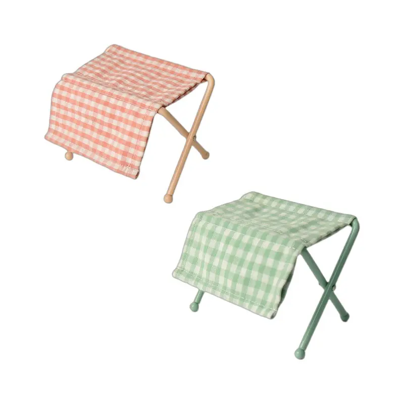 Miniature Simulation Furniture Metal Baby Changing Table for Bjd Ob11 doll house