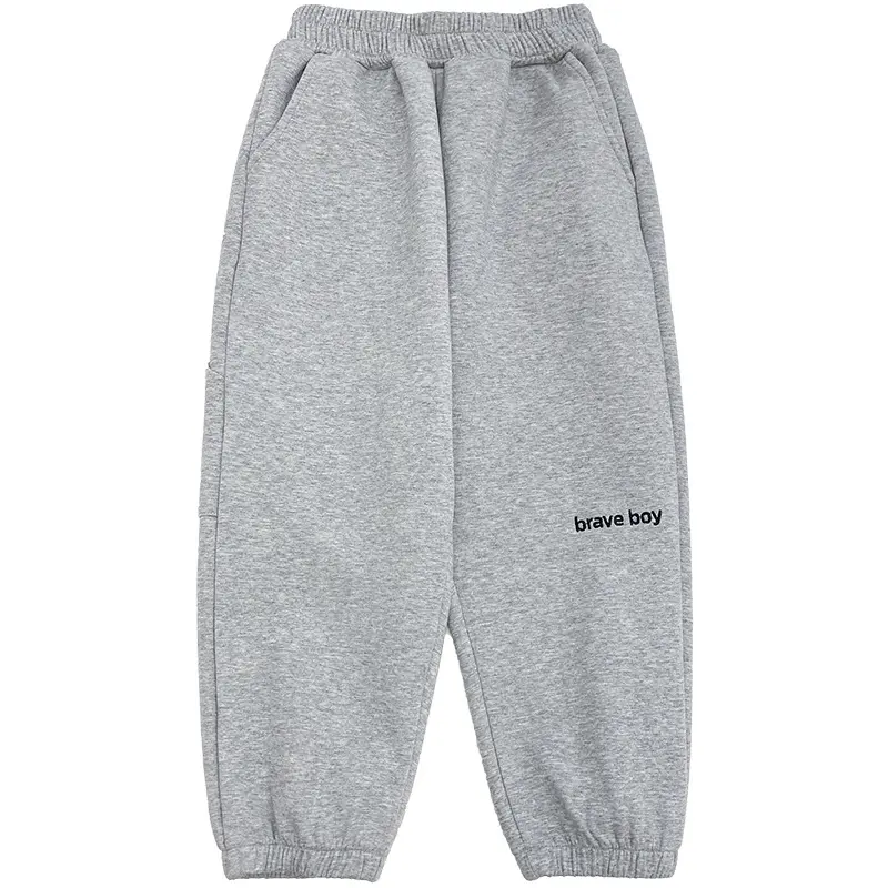 Spring Kids Solid Sweatpants Thin Loose Trousers Young Child Clothing Autumn Jogger Girls Casual Sports Pants New Trousers Boy
