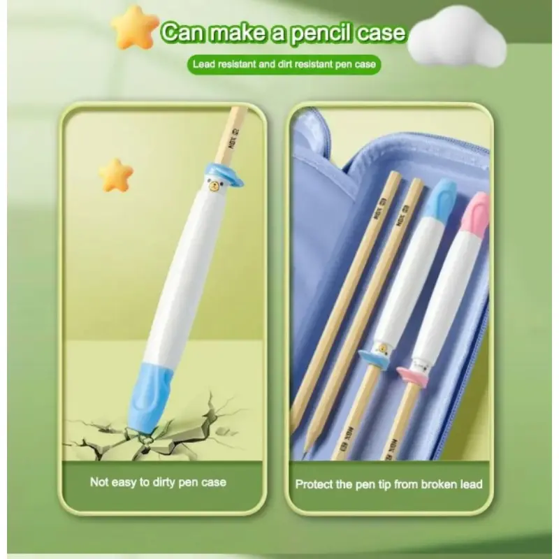 Multifunctional Aid Grip Corrector Writing Posture Correction Training Portable Children's Writing Posture Pen Holder Correct