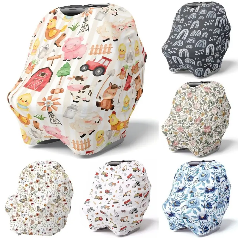 Seat Cover Personalized Baby Carseat Cover Baby Stroller Cover Seat Cover Personalized Baby Carseat Cover Portable and Versatile