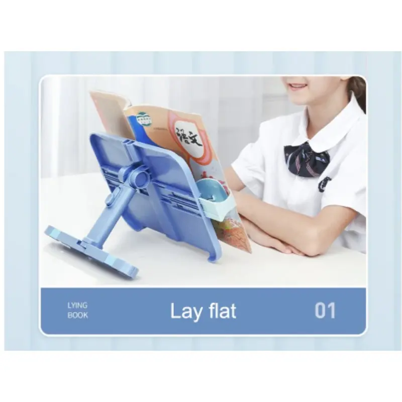 Multi Function Reading Book Shelf Adjustable for Auxiliary Students' Learning Reading Position Correction Eye Protection Bracket