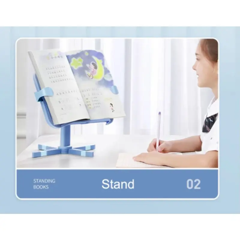 Multi Function Reading Book Shelf Adjustable for Auxiliary Students' Learning Reading Position Correction Eye Protection Bracket