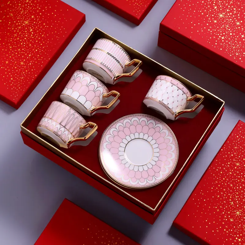 Lazy Ceremony Tea Set Luxury Coffeeware Pot Bowl Cup Tea Set European Living Room Service Dining Home Decorationgs
