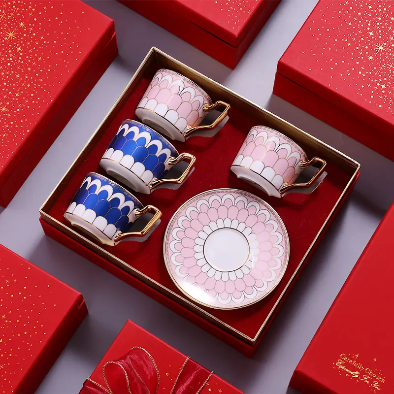 Lazy Ceremony Tea Set Luxury Coffeeware Pot Bowl Cup Tea Set European Living Room Service Dining Home Decorationgs