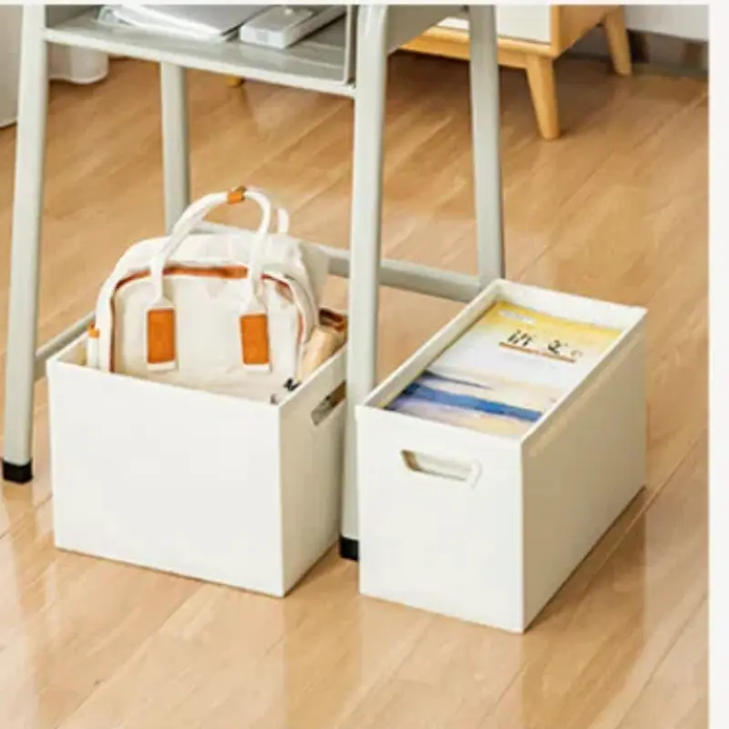 Storage Box File Folder Organiser Box for Magazine Plastic Filing Storage Box with Handle File Folder Organiser Box for Magazine