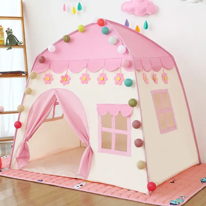 Kids Play Tent Indoor Outdoor Princess Castle Play House Baby Ocean Ball Pool Boy Girl Christmas Gifts Baby Photography Props