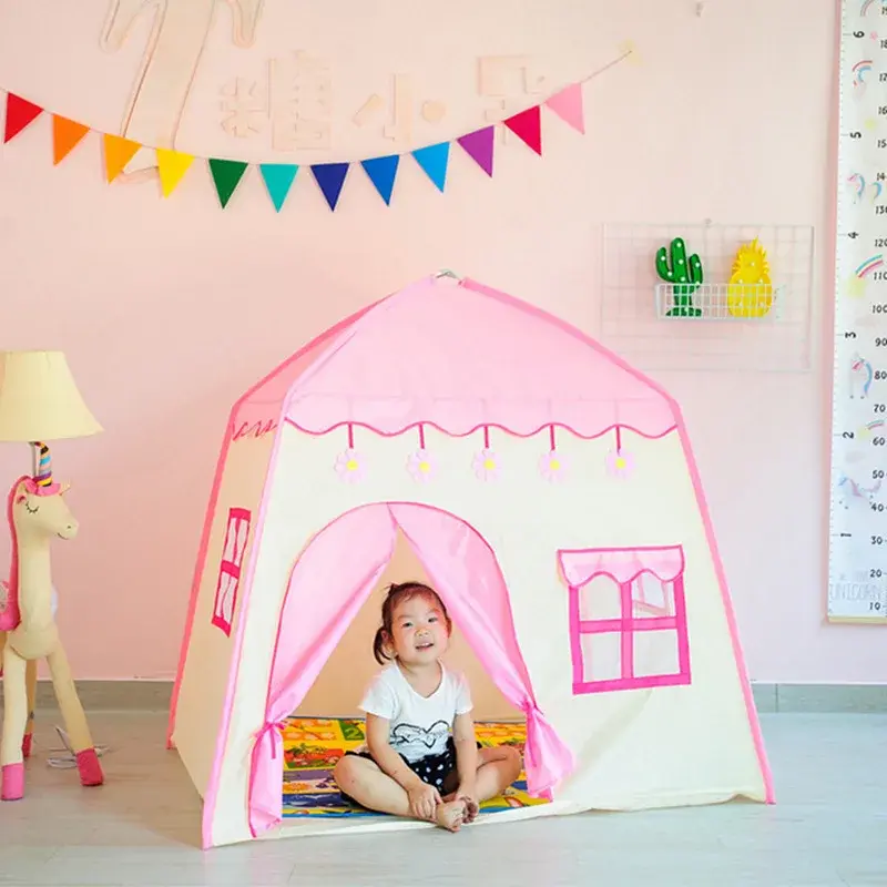 Kids Play Tent Indoor Outdoor Princess Castle Play House Baby Ocean Ball Pool Boy Girl Christmas Gifts Baby Photography Props