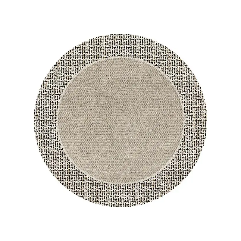 Round Modern Carpet Sofa Coffee Table Blanket Living Room Large Area Decorative Plush Carpet Fluffy Soft Thick Mat Rug