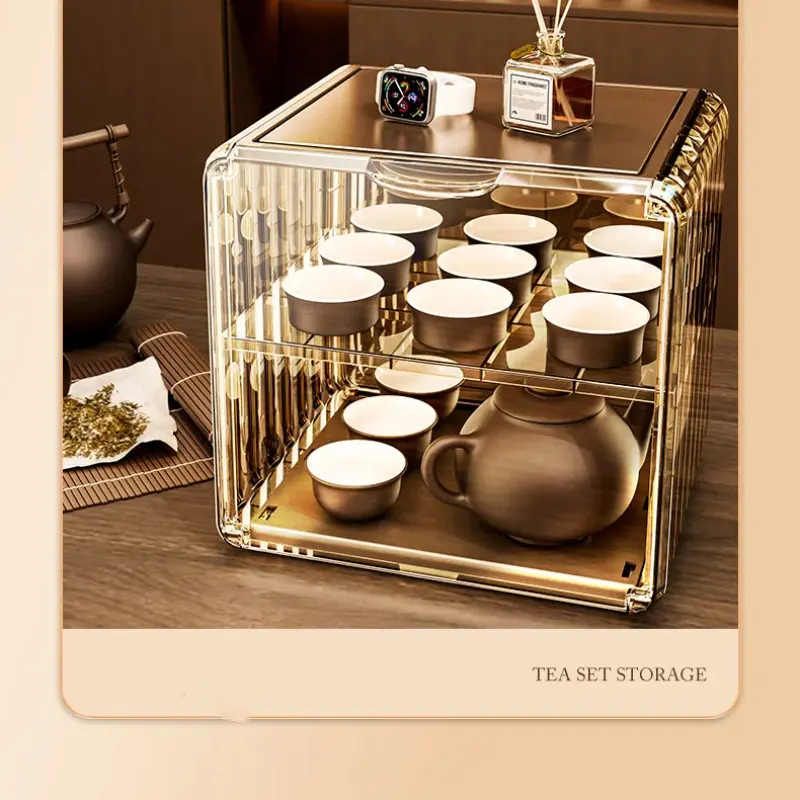 Household Dustproof Cup Storage Storage Rack Cup Holder Water Cup Storage Rack Tea Set Cup Holder Coffee Mug Mug Storage Box