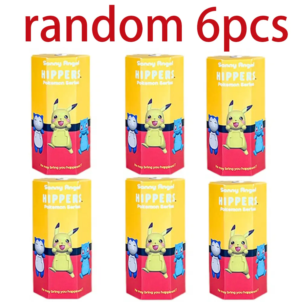 Hot Surprise Pikachu Blind Box Party Angel Mysterious Blind Box Anime Figure Model Toy Christmas Customized Gifts