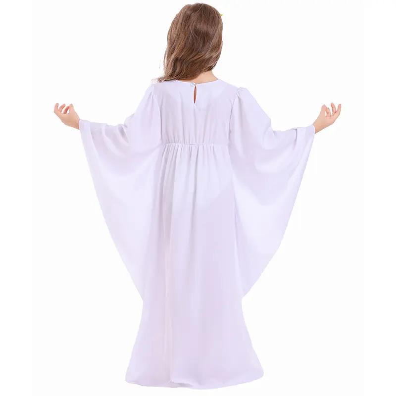 White Greek God Robe Girl's White Dress Cloak Cloak Set Angel Demon Two-color Dress Cosplay Costumes Performance Dress