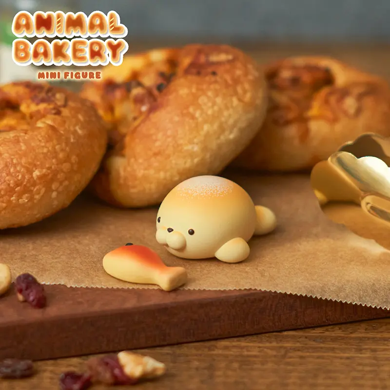 Animal Bakery Mini Figure 2 Series Blind Box Cute Doll Ornaments Hand-Made Trendy Collectible Toys Gifts For All Ages