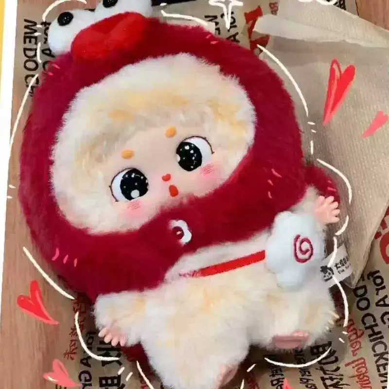 Baby Three Little Chubby Bean 'What Should I Eat Today Vinyl Plush Blind Box Cute Backpack Pendant Surprise Toy Gift for Kids