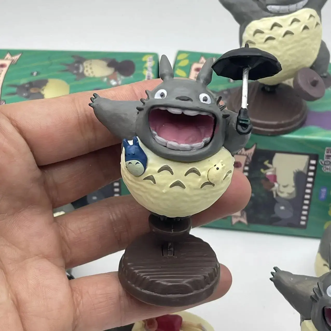New Hayao Miyazaki Anime Peripheral Totoro Action Model Desktop Ornament Figure Doll Toy Model Decoration Birthday Gift