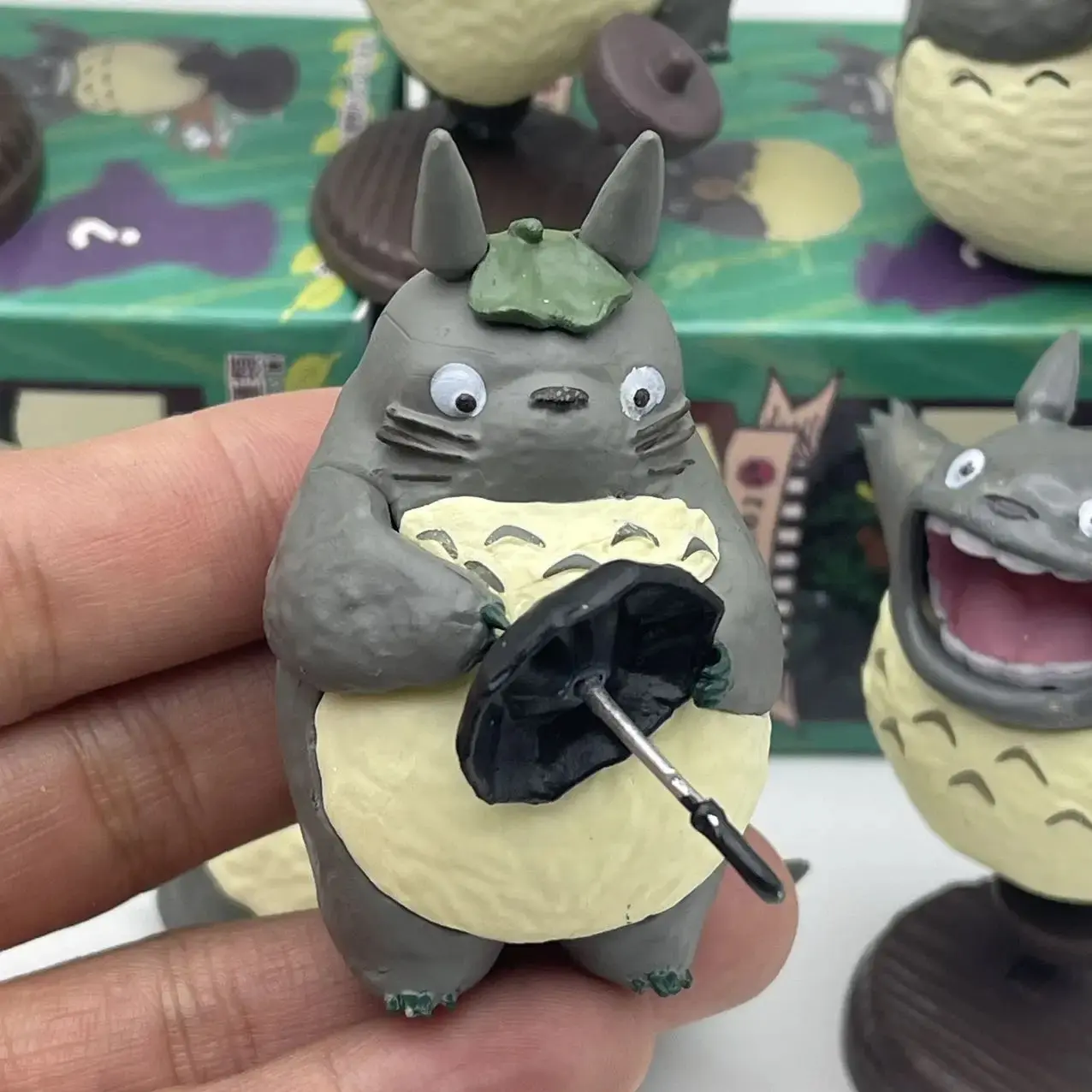 New Hayao Miyazaki Anime Peripheral Totoro Action Model Desktop Ornament Figure Doll Toy Model Decoration Birthday Gift