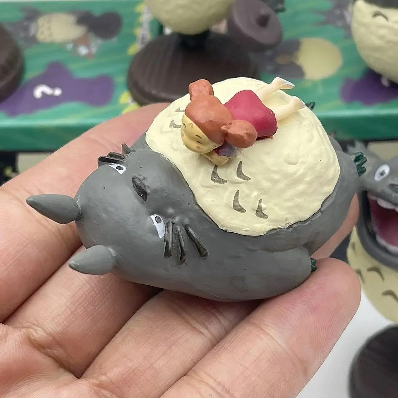 New Hayao Miyazaki Anime Peripheral Totoro Action Model Desktop Ornament Figure Doll Toy Model Decoration Birthday Gift