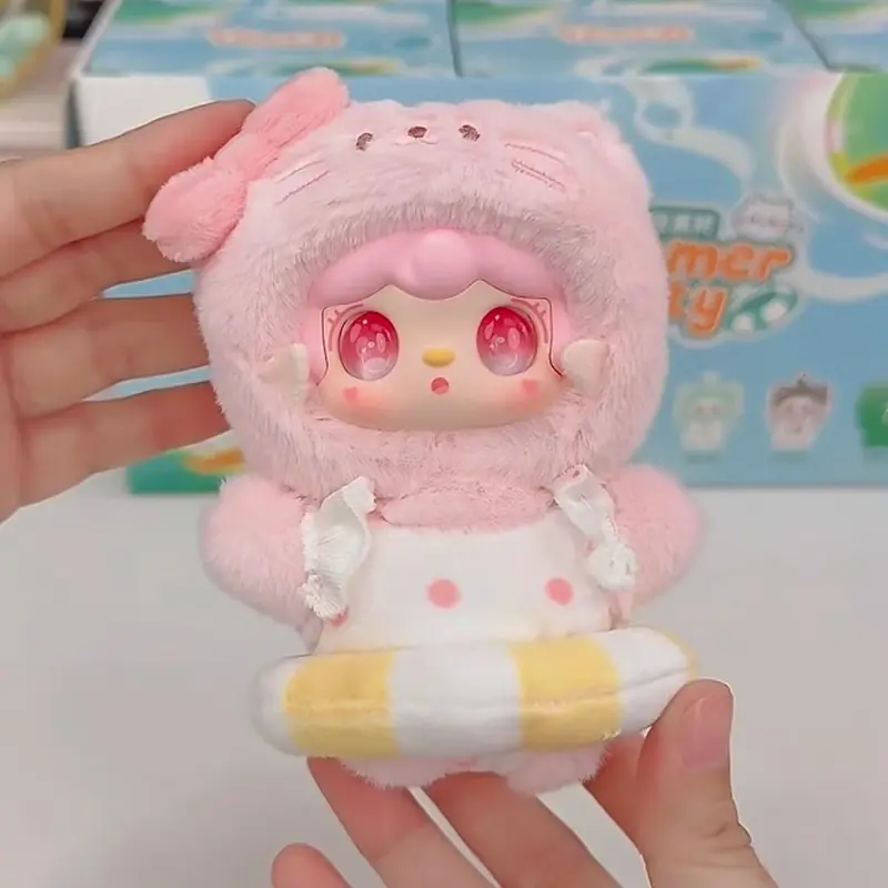 New Yooki Meow Summer Party Plush Vinyl Face Doll Blind Box Fashionable Toys Table Decorations And Surprise Trendy Gift For Girl