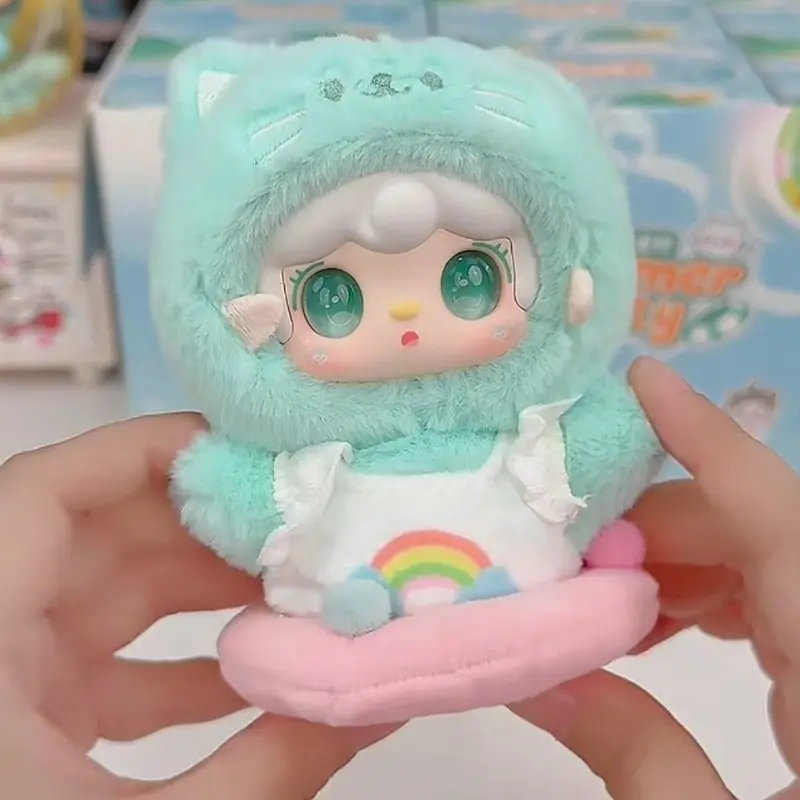New Yooki Meow Summer Party Plush Vinyl Face Doll Blind Box Fashionable Toys Table Decorations And Surprise Trendy Gift For Girl