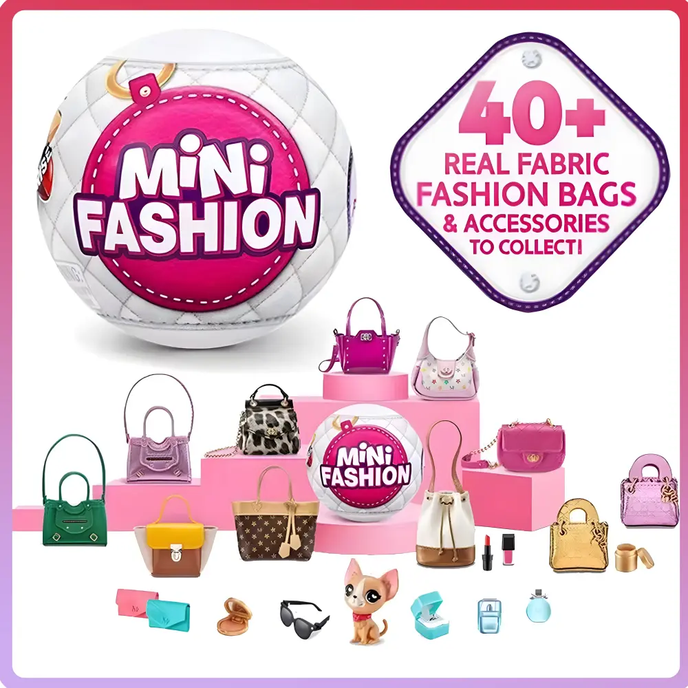 Zuru 5 Surprise Mini Brands Toys Original Miniature Toy  Mini Bags Mystery Blind Box Accessories for Dolls Fashion Bag Shoe Toys