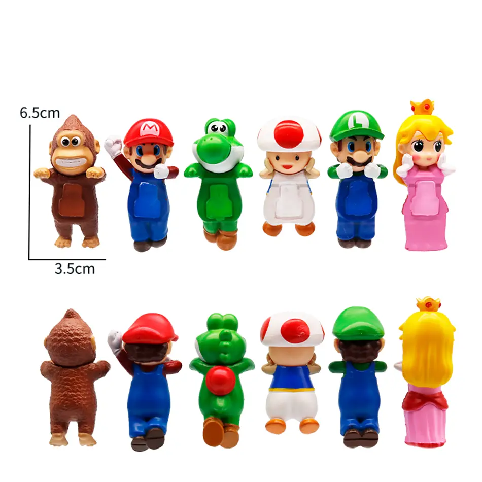Hot Sonni  Blind Box Super Mario Surprise Blind Box Cute Anime Figures Model Doll Toys Kids Gifts