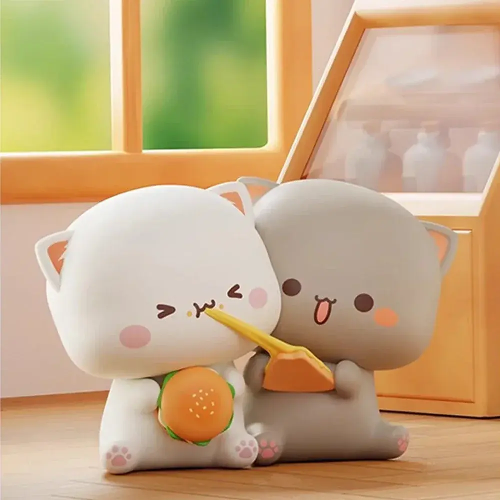 Mitao Cat 4 Season Lucky Cat Cheap Cute Cat Blind Box Toys Blind Bag Cartoon Figure Doll Home Decoration Boys Girls Gift Toys