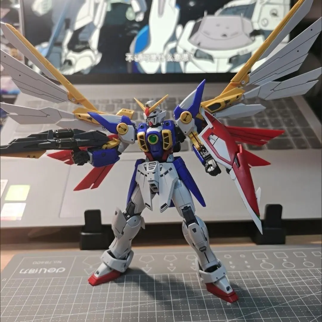 HG 1/144 Model Block Animation Wing Action Figure Assembled Model Toy Block Collection Accessories Children's Toys Gift