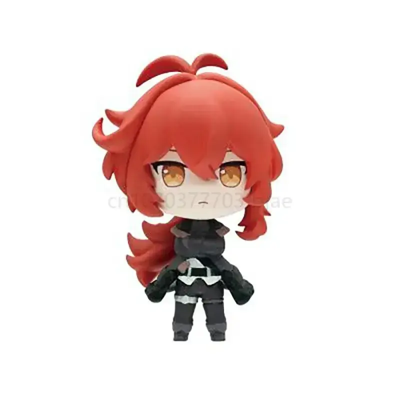 Bushiroad Original Genshin Impact Vol 1 Anime Figure Gashapon Model Set Paimon Diluc Venti Amber Figurine Toys Collectible Gifts