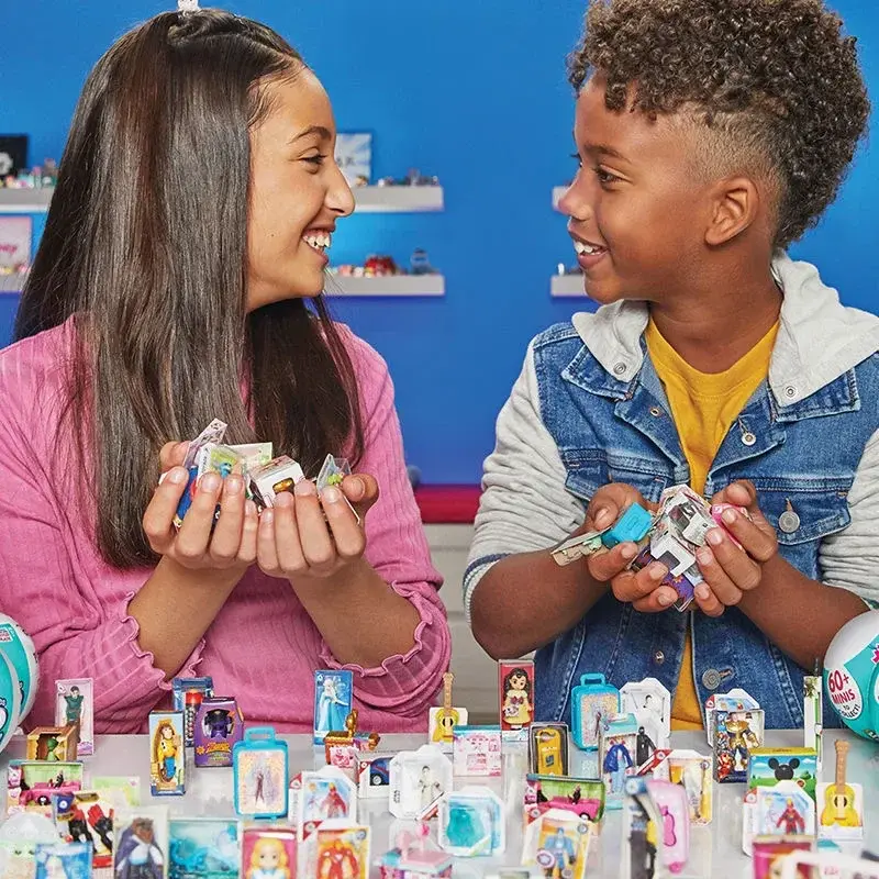 5 Surprise Disney Mini Brands Collectible Toys Disney Store Edition 2 Mystery Capsule Real Miniature Doll Collectible Toys Gifts