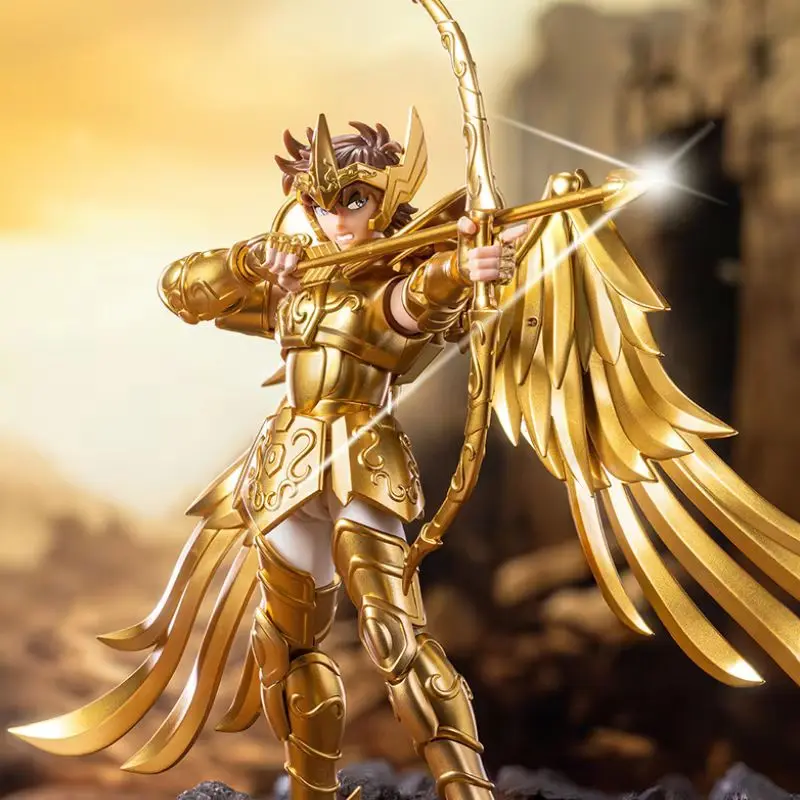 Blk Blokees Saint Seiya Figure Set - Taurus Pegasus Sagittarius - Assembled Collectible Anime Peripheral Model Toys Gift