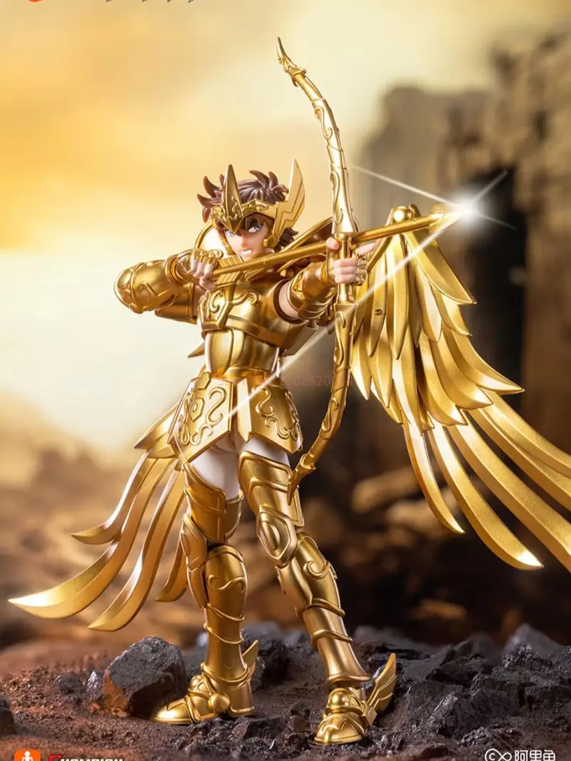 Blk Blokees Saint Seiya Figure Set - Taurus Pegasus Sagittarius - Assembled Collectible Anime Peripheral Model Toys Gift