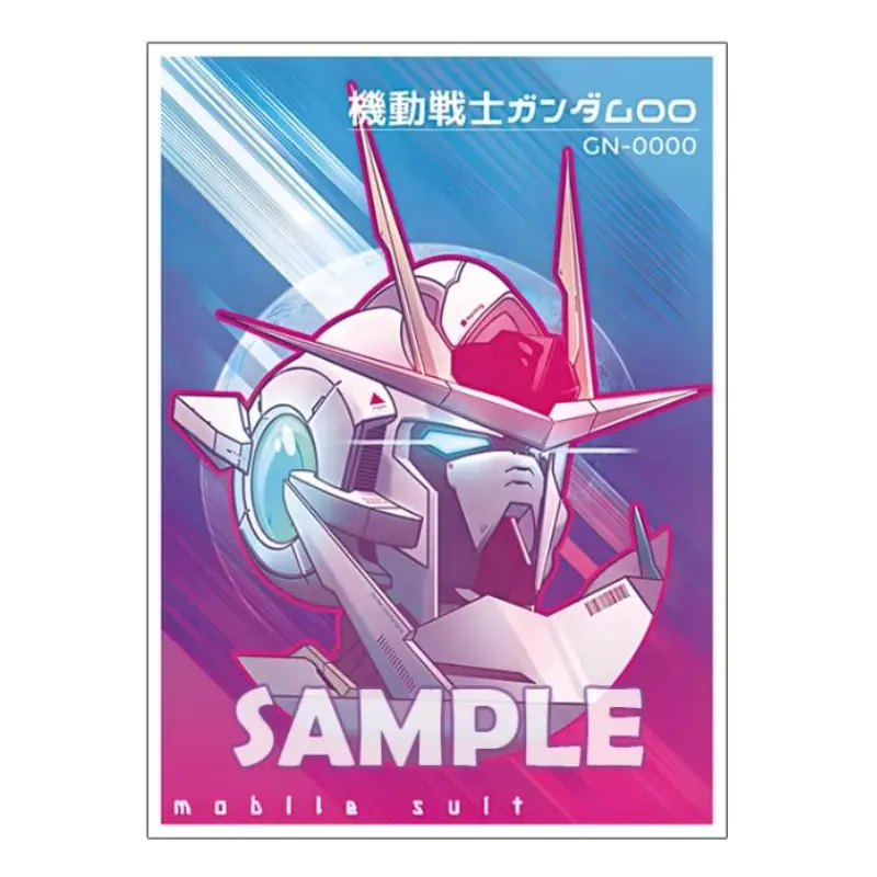 60Pcs/Set 67*92mm Anime Game GUNDAM Series GTCG Flash Card Sleeve AERIAL EXIA Freedom Hobby Collection Gifts Toys