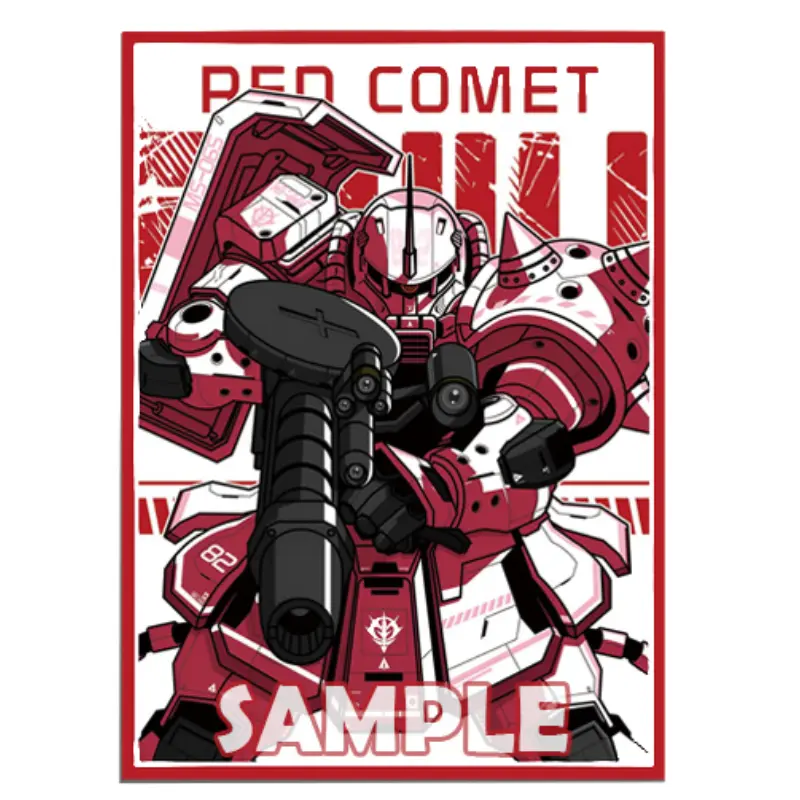 60Pcs/Set 67*92mm Anime Game GUNDAM Series GTCG Flash Card Sleeve AERIAL EXIA Freedom Hobby Collection Gifts Toys
