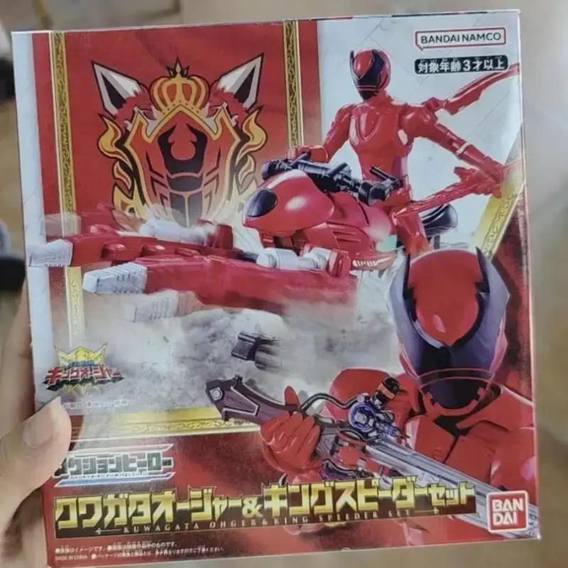 New Anime Action Figures Bandai Dx Ohsama Sentai King Ohger Robot Xylotrupes Dichotomus Toys For Girls Boys Holiday Gift