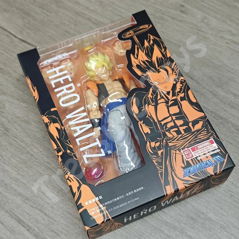 In Stock Demoniacal Fit Gogeta Figure Dragon Ball Z SHF Super Saiyan Gogeta Hero Waltz Anime Action Figure Model Toys Gifts