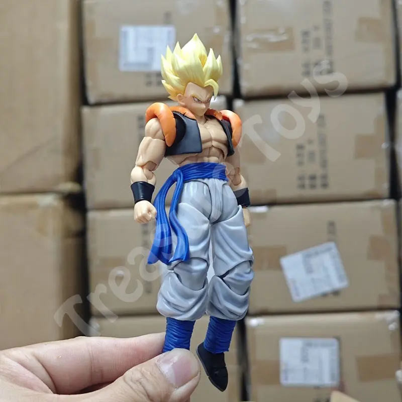 In Stock Demoniacal Fit Gogeta Figure Dragon Ball Z SHF Super Saiyan Gogeta Hero Waltz Anime Action Figure Model Toys Gifts