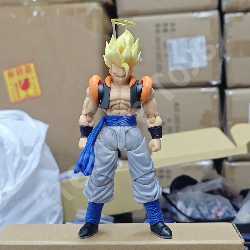 In Stock Demoniacal Fit Gogeta Figure Dragon Ball Z SHF Super Saiyan Gogeta Hero Waltz Anime Action Figure Model Toys Gifts