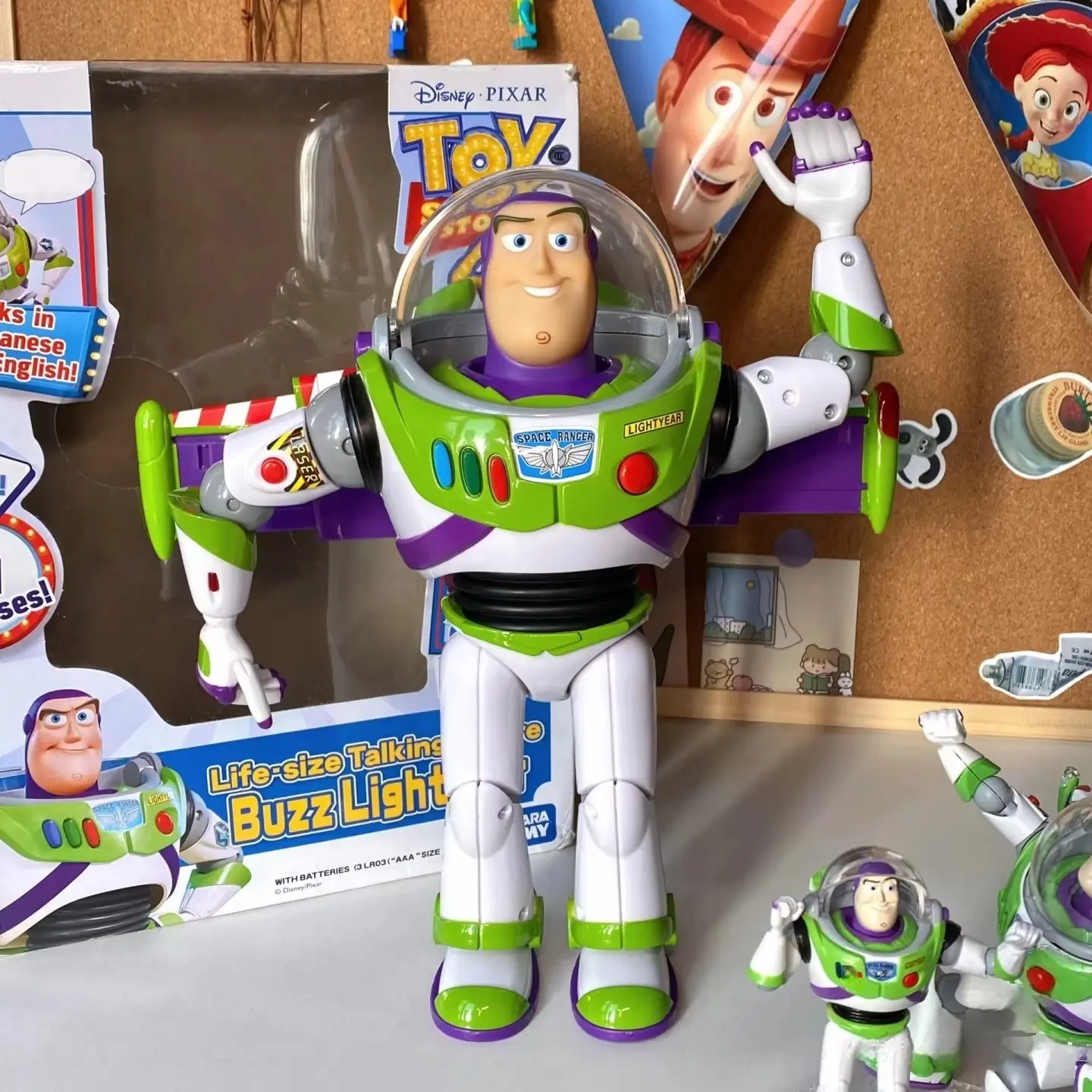 Toy Story Buzz Lightyear Model Toys Pixar Electric Walking Robot Doll Action Figure Toy Birthday Gift Toys Model For Children